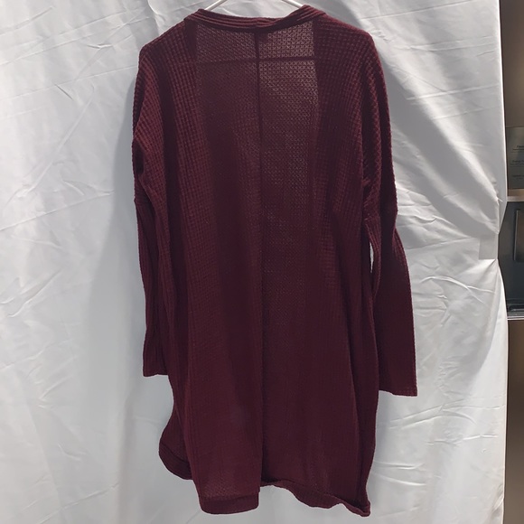 Burgundy cardigan - Picture 2 of 2